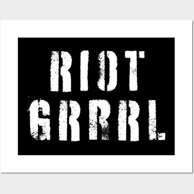 Riot Grrrl Wall Art by n23tees